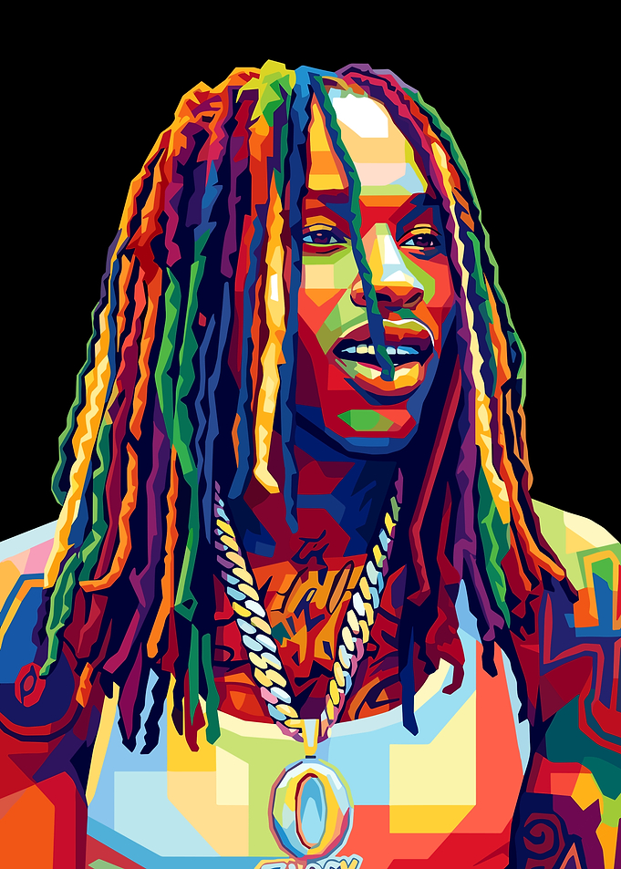 King Von Pop Art Portrait