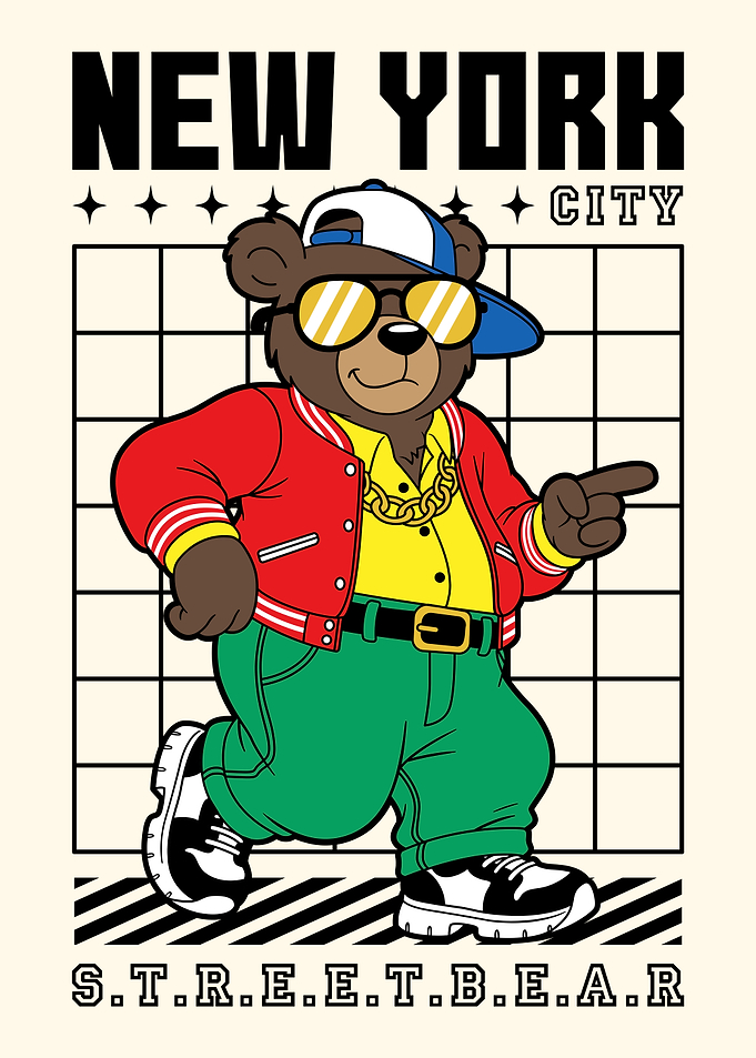 Cool Street Bear in New York City