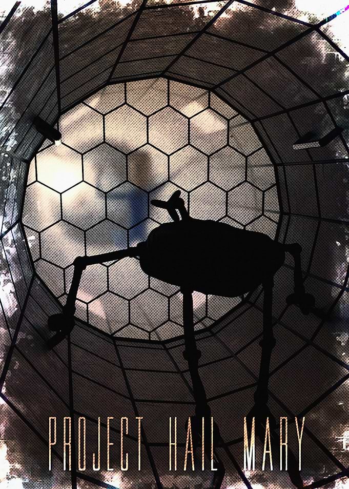 Project Hail Mary Sci-Fi Poster