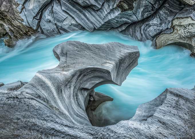 Turquoise River Flowing Through Marble Canyon