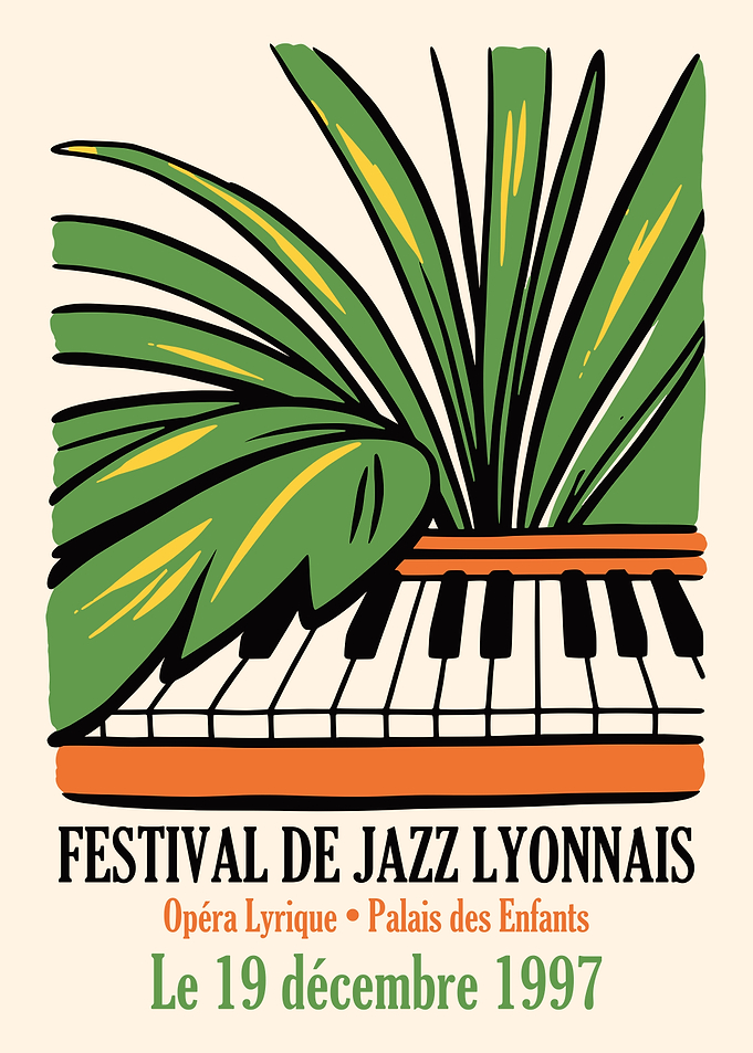 Festival de Jazz Lyonnais Poster