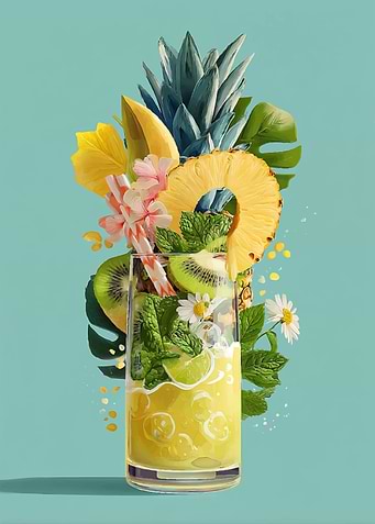 Tropical Fruit Cocktail