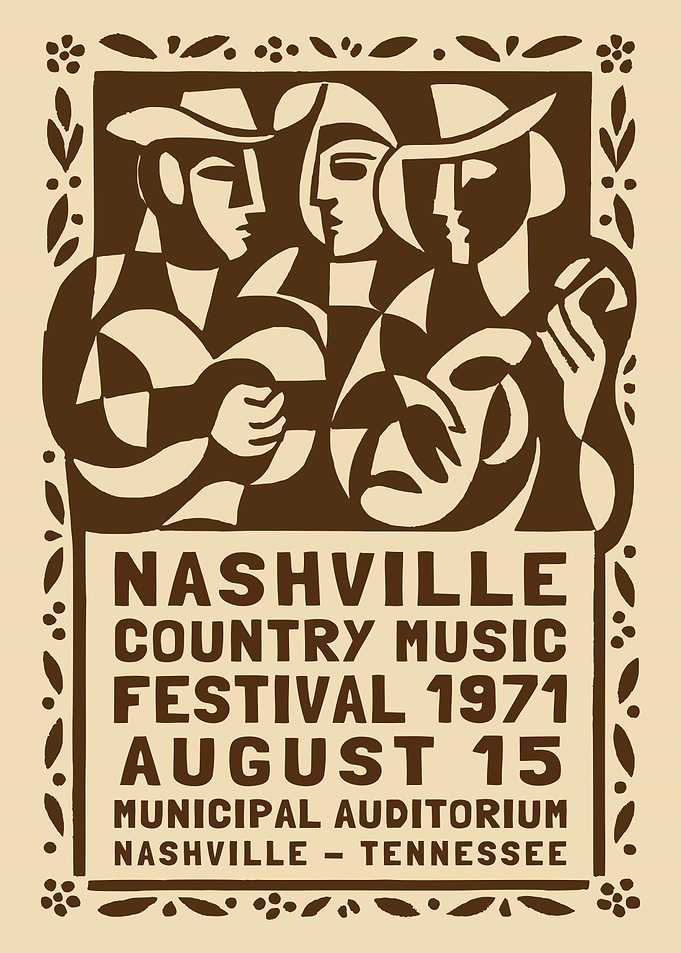 Nashville Country Festival Poster