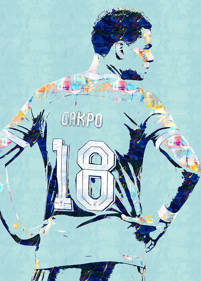 Cody Gakpo Jersey Pop Art