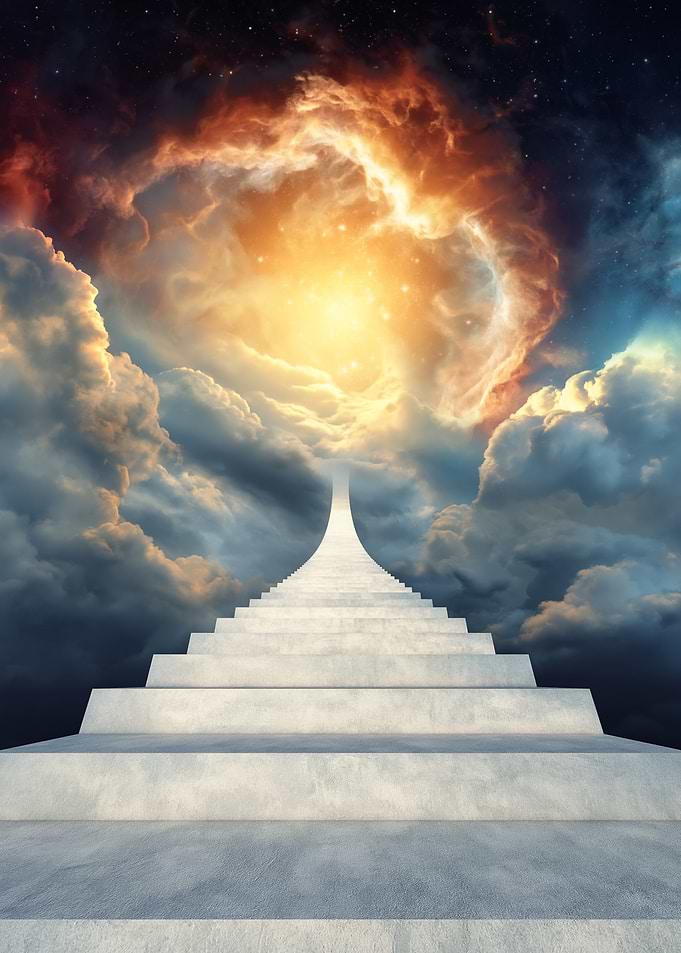 Stairway to Heaven in the Clouds