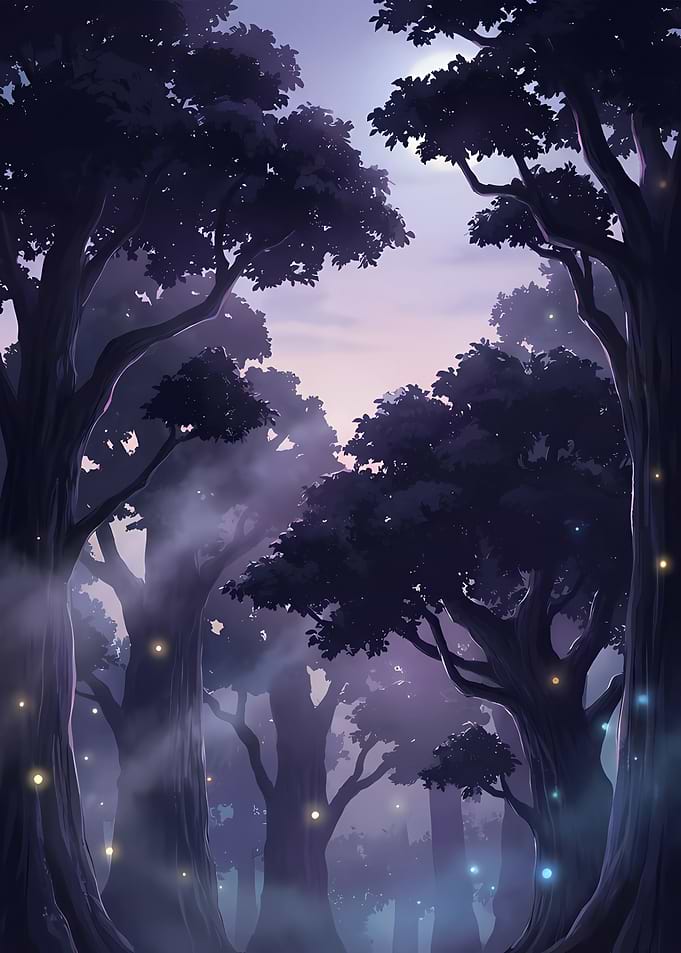 Enchanted Forest at Twilight