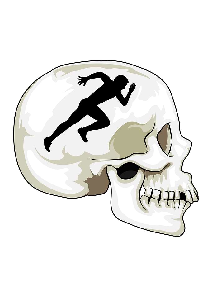 Skull Runner Running