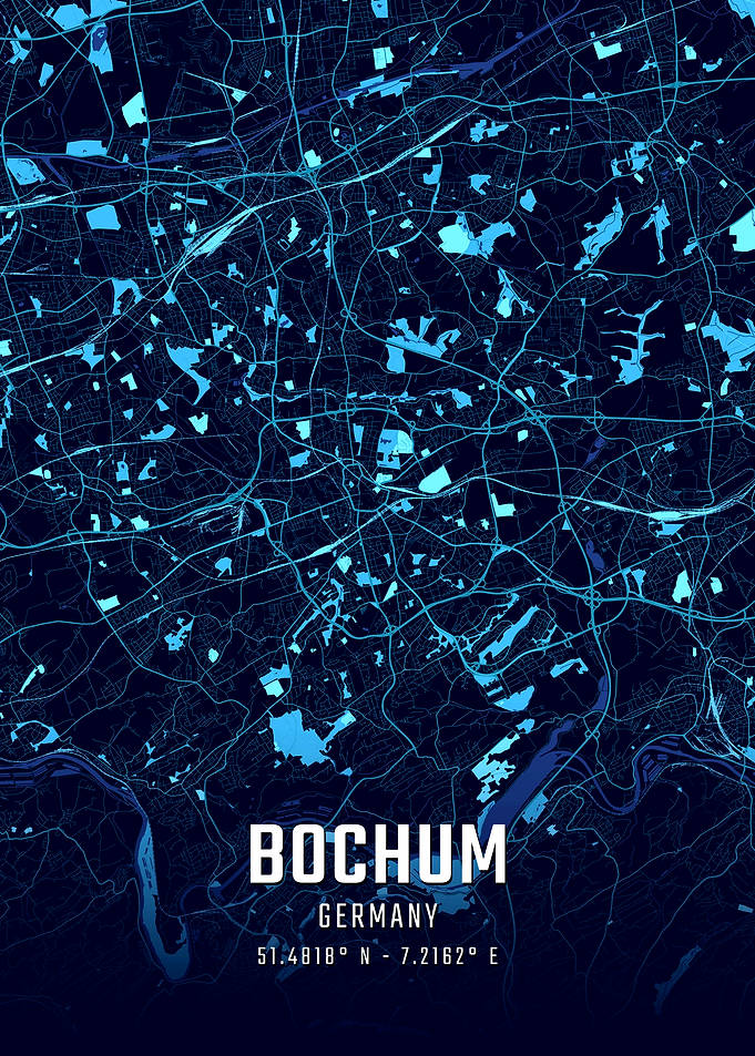 Bochum Midnight City Map