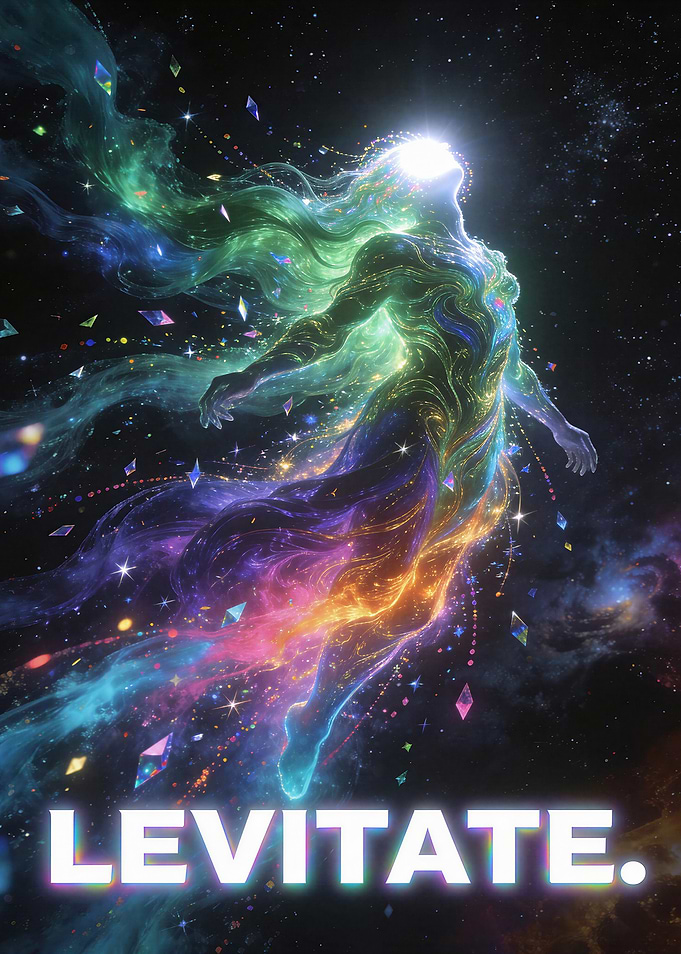 Cosmic Being Levitating