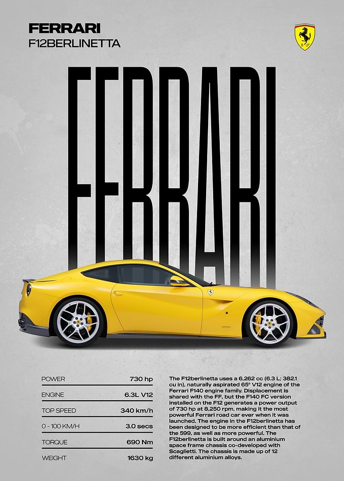 Ferrari F12berlinetta Specifications