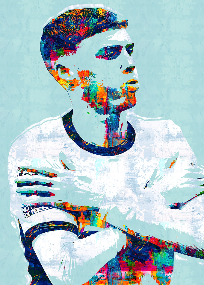 Colorful Portrait Cole Palmer