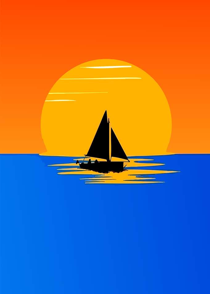 Sailboat at Sunset