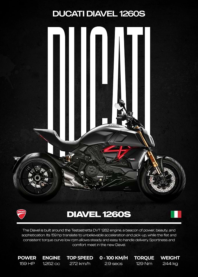 Ducati Diavel 1260S Motorcycle