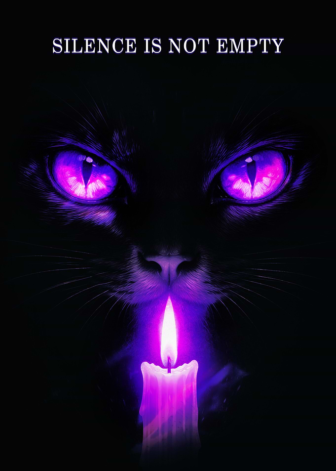 Dark Fantasy Black Cat - Silence Is Not Empty
