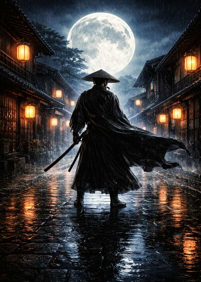 Samurai in the Rain