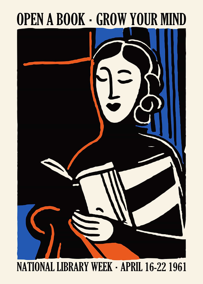 Open A Book Poster