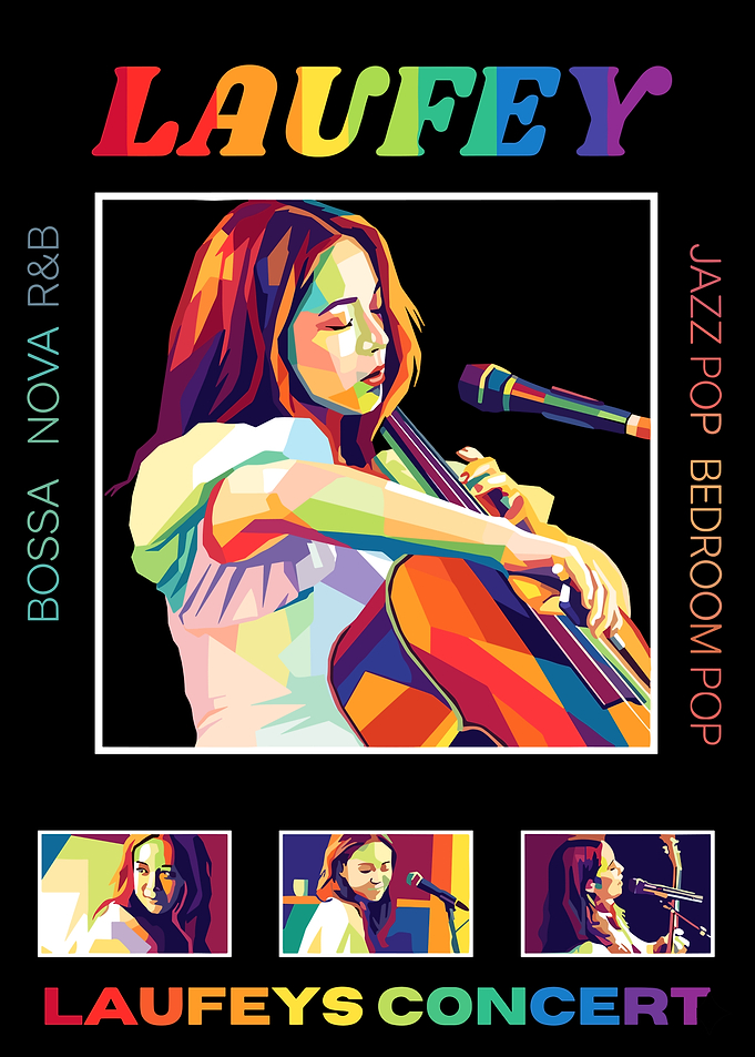 Laufey Concert Poster