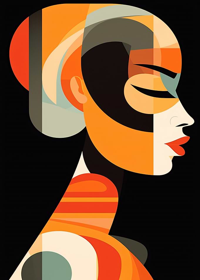 Abstract Portrait of a Woman