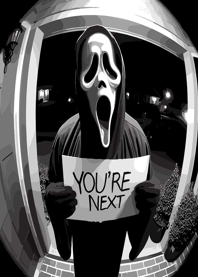 Ghostface 'You're Next' Doorbell