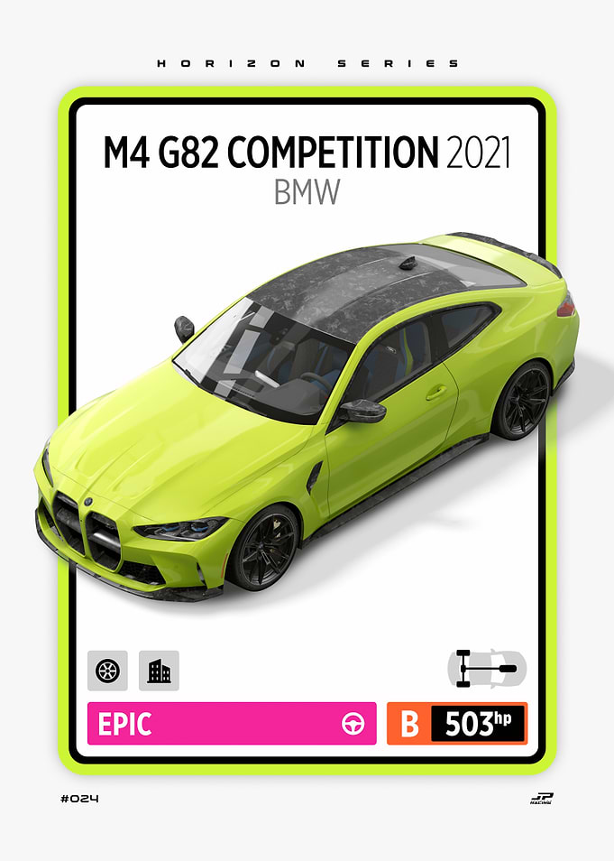 BMW M4 G82 Competition 2021 Card