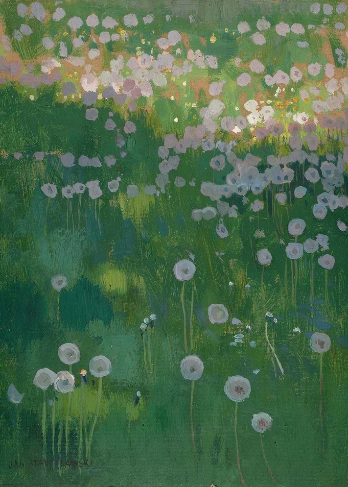 Dandelion Field Painting