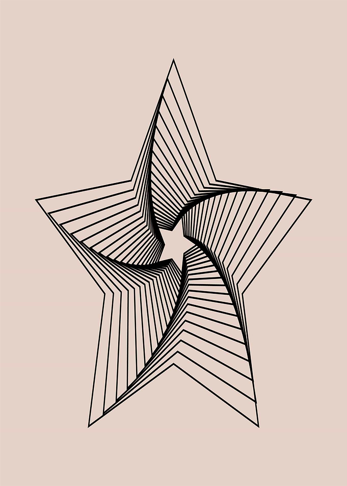 Abstract Star Swirl
