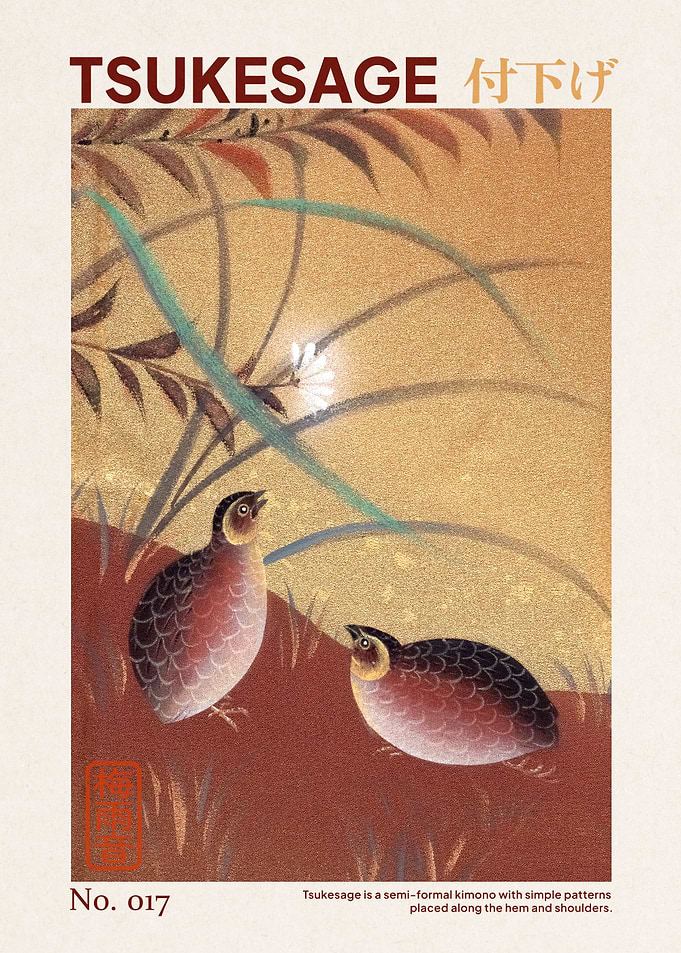 Traditional Japanese Kimono Pattern Skan