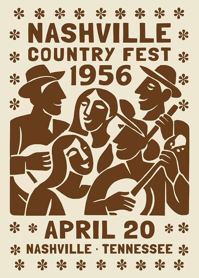 Nashville Country Fest Print
