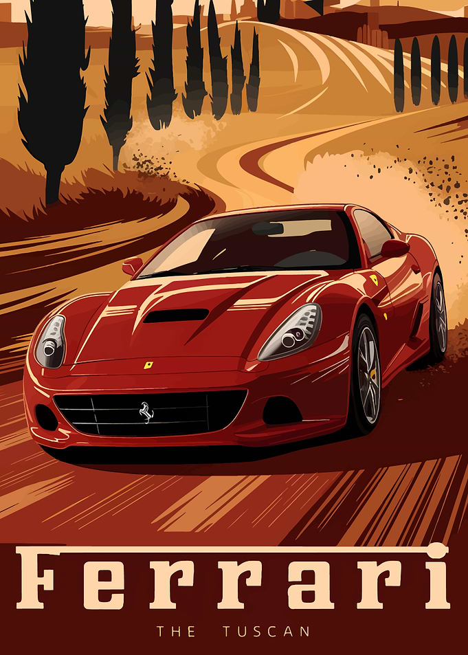 Ferrari Tuscan Road Trip