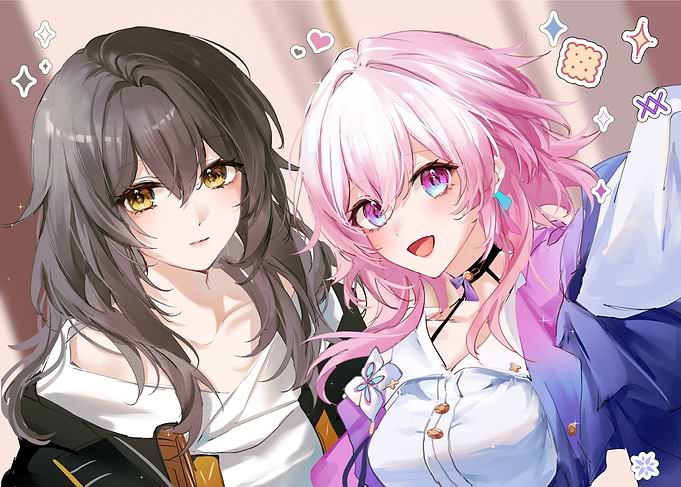 Honkai Star Rail Firefly and March 7th