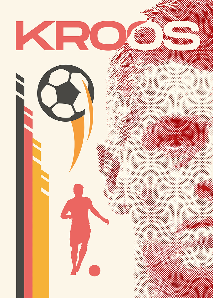 Toni Kroos Football Poster