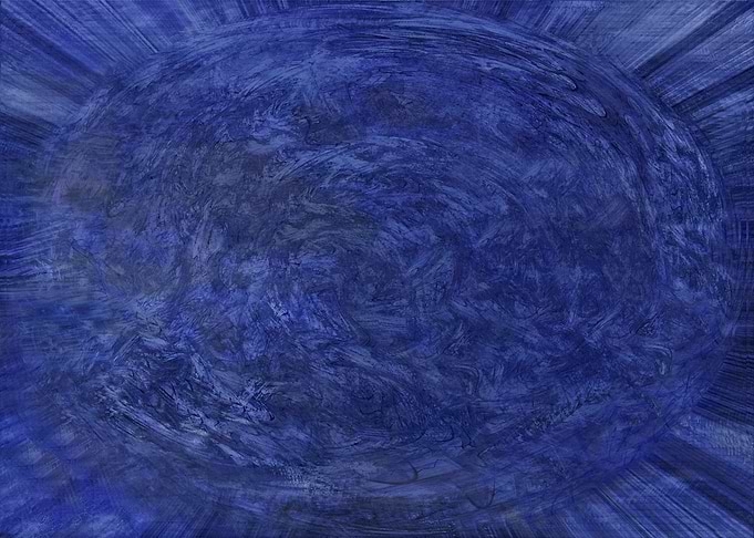 Abstract Blue Swirls 2SQ