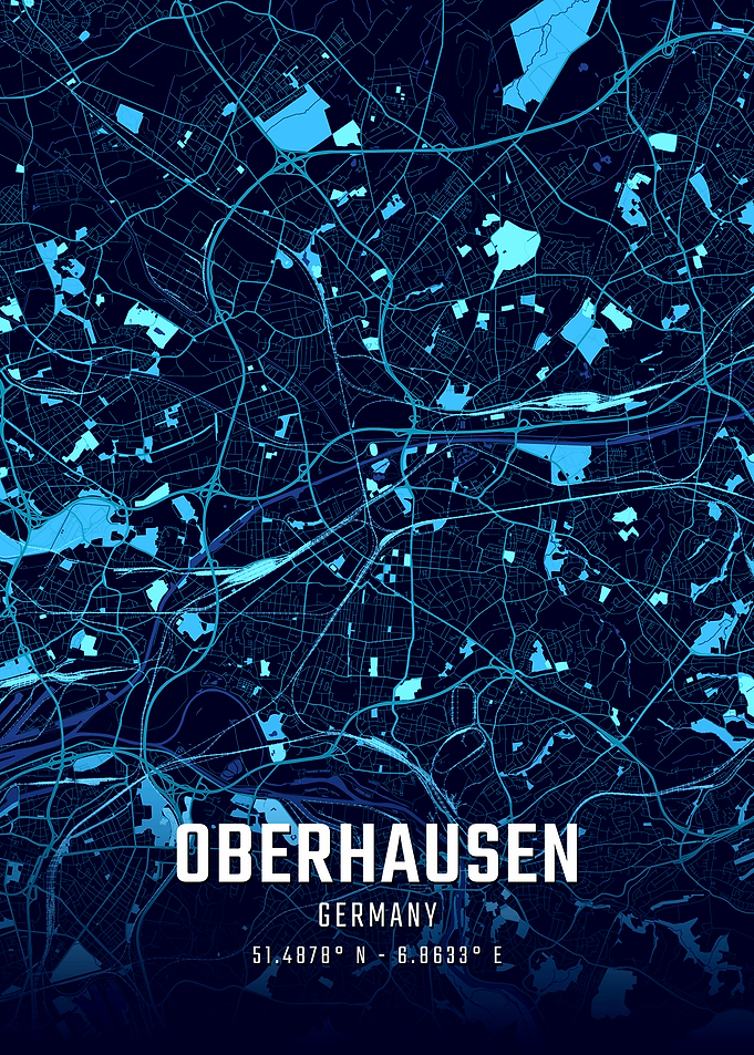 Oberhausen Midnight City Map