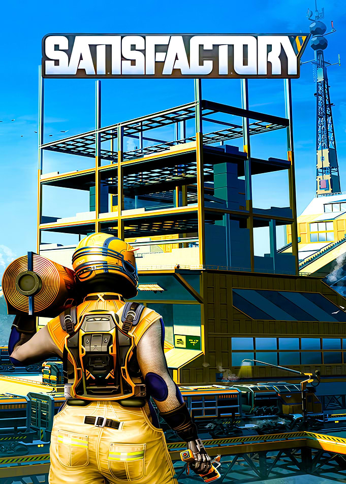 Satisfactory Game Poster