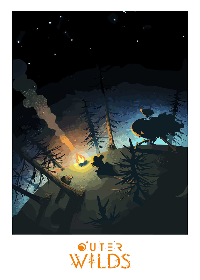 Outer Wilds Campfire Scene