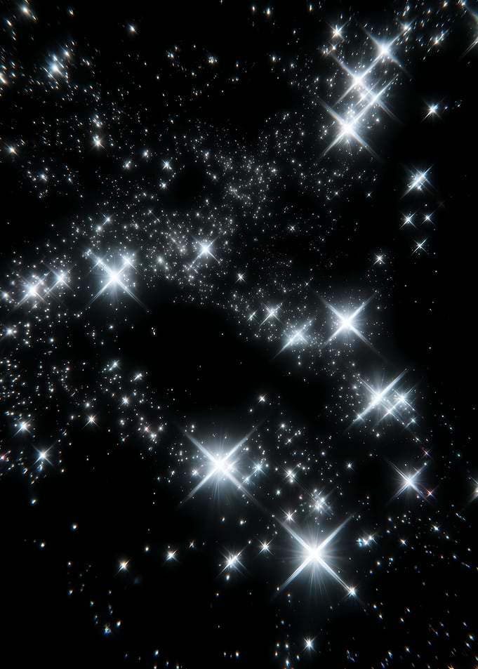 Sparkling Starfield Background