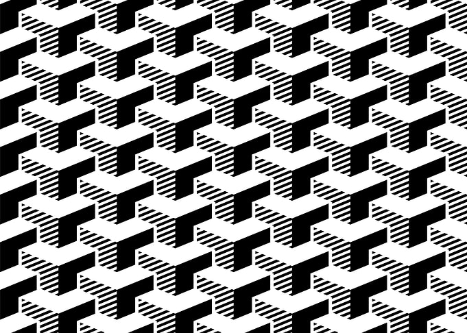 Isometric Geometric Pattern