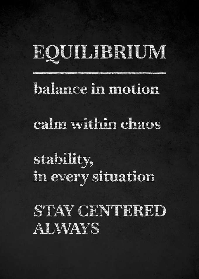 Equilibrium Text Art
