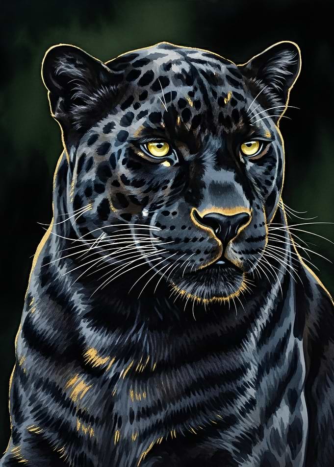 Black Panther Portrait
