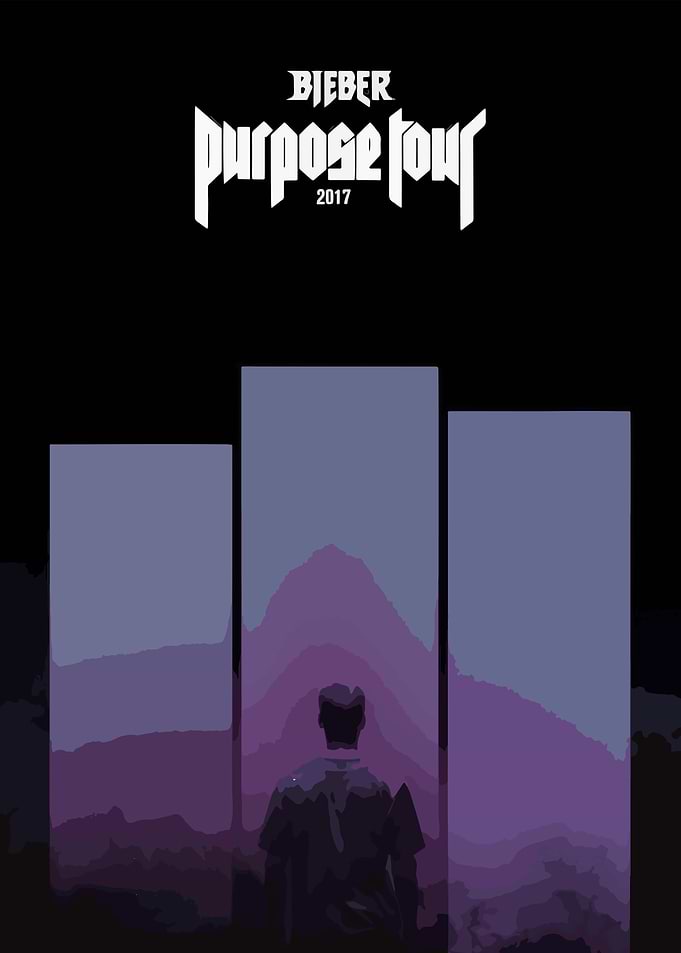 Bieber Purpose Tour Poster