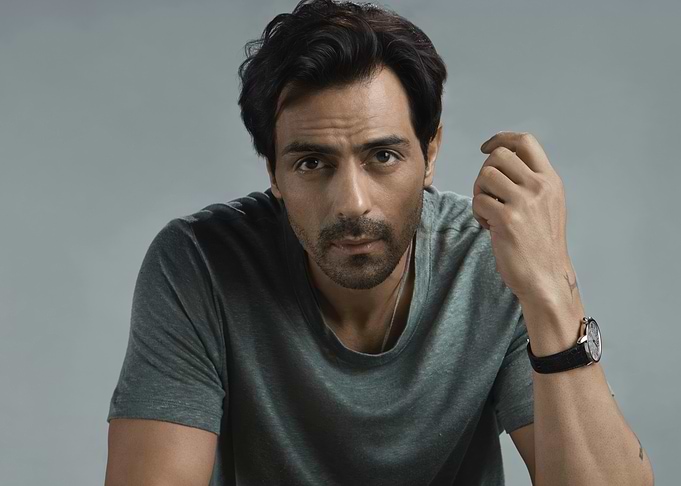 Arjun Rampal in a Grey T-shirt