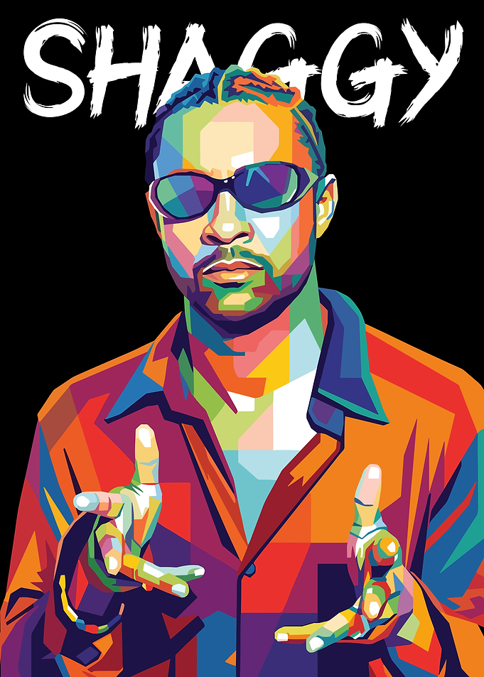 Shaggy Pop Art Portrait