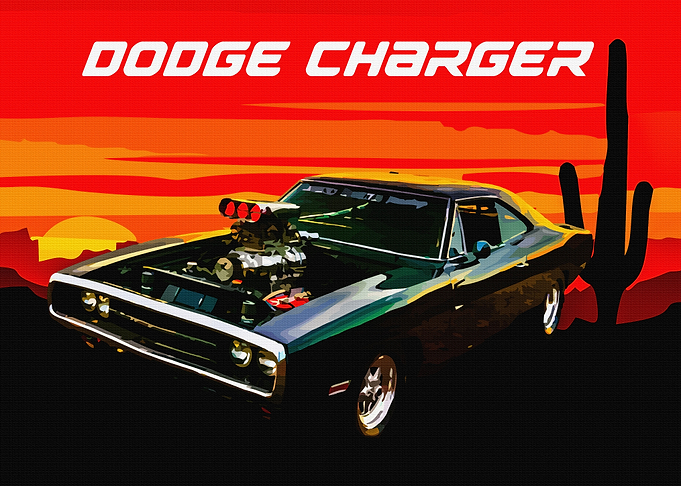 Dodge Charger with Supercharger