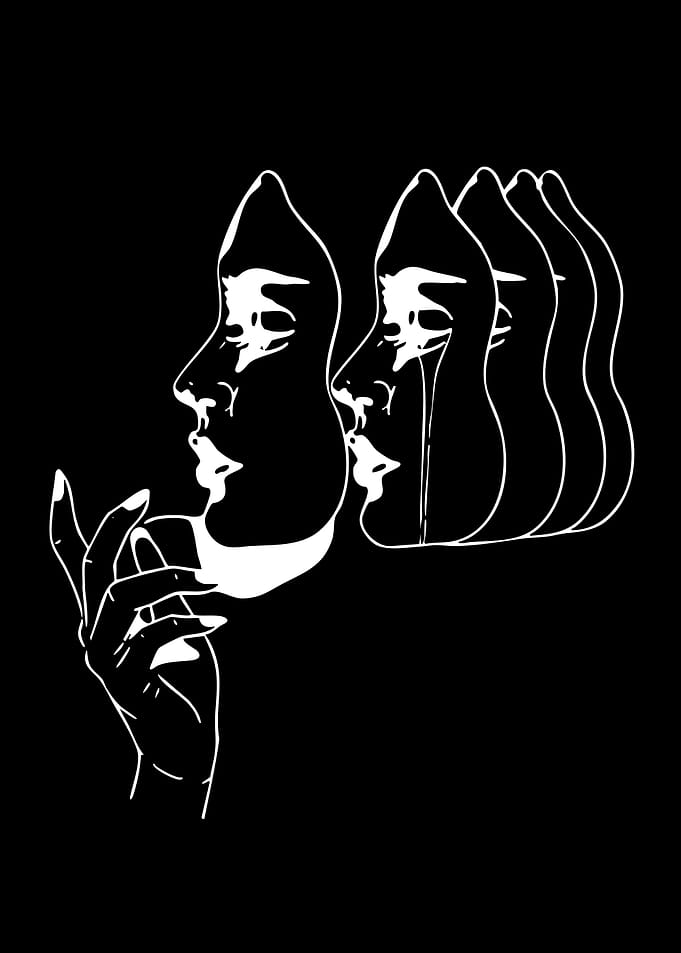 Distorted Faces and Hand