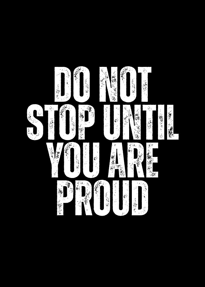 Motivational Text Art