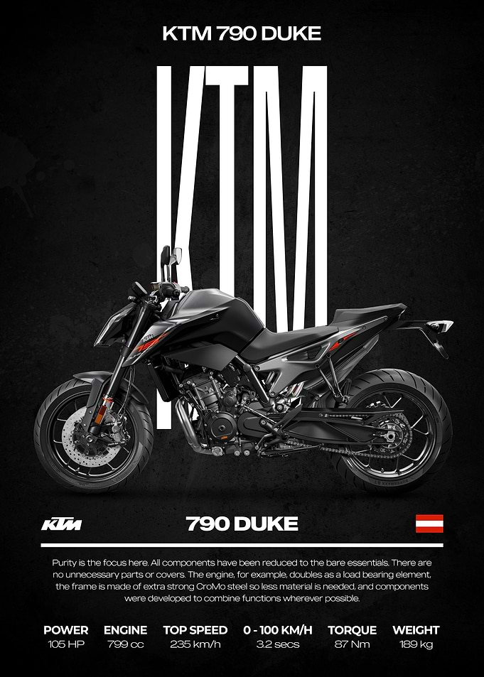KTM 790 Duke Motorcycle