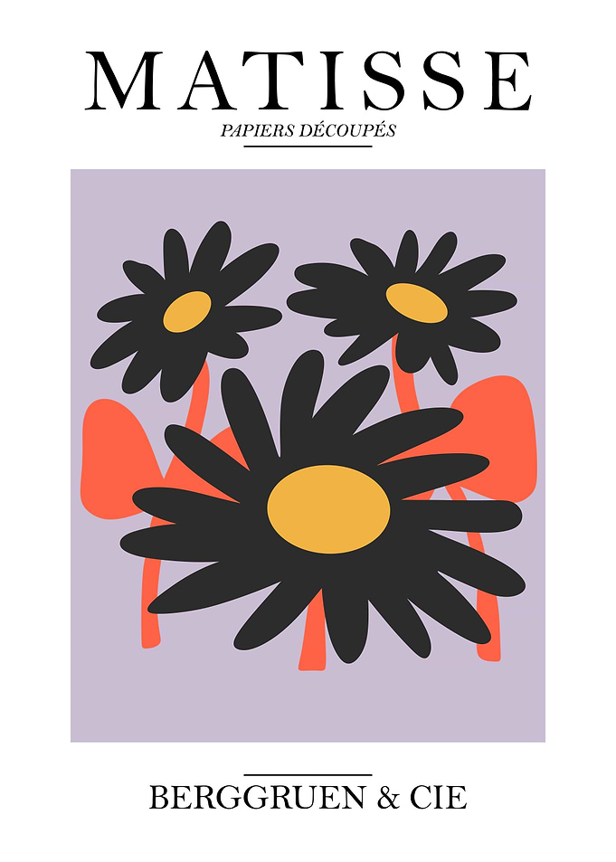 Matisse Floral Cutouts Poster