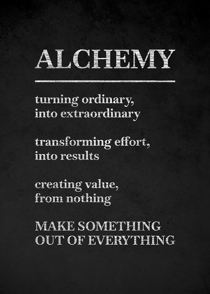 Alchemy Definition Poster