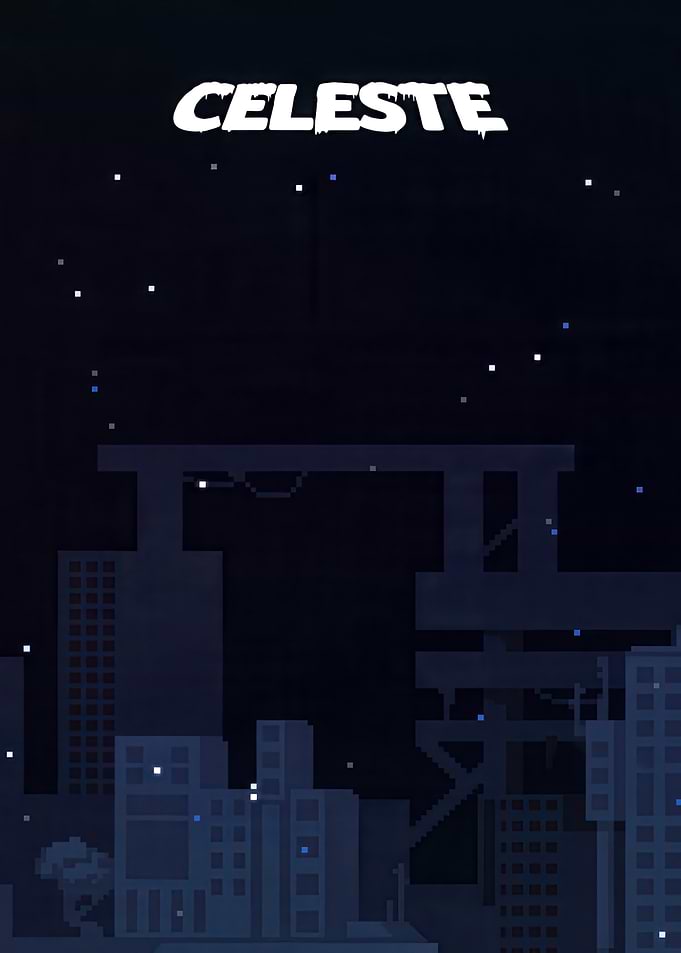 Celeste Game Title Art
