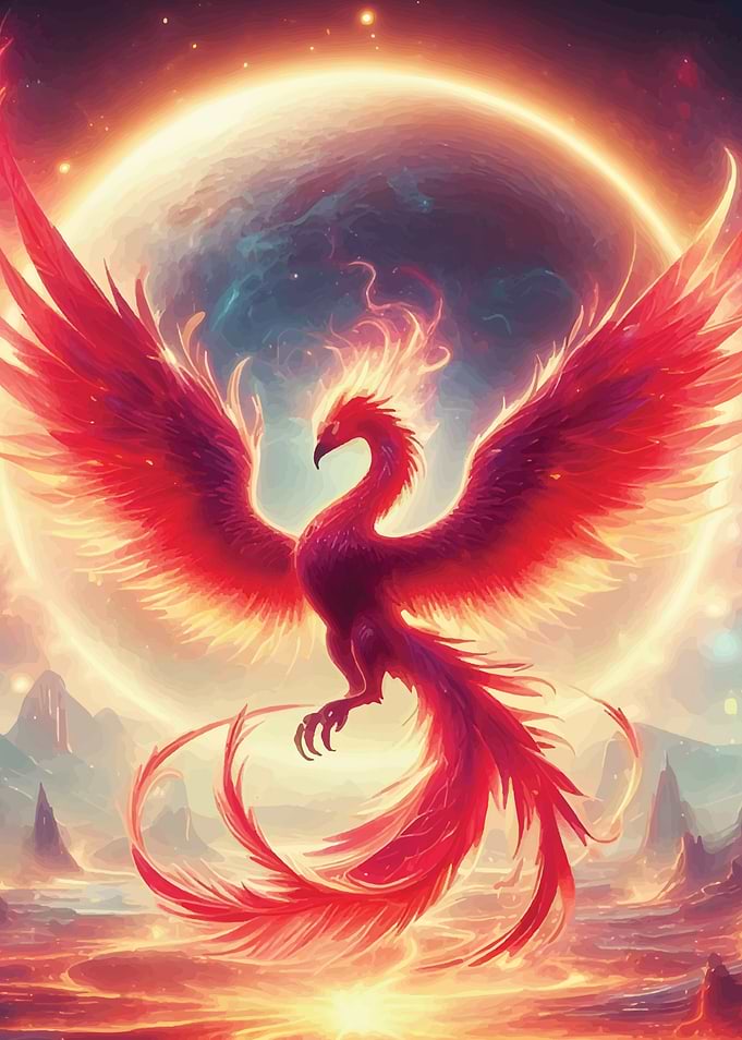 Fiery Phoenix Ascending